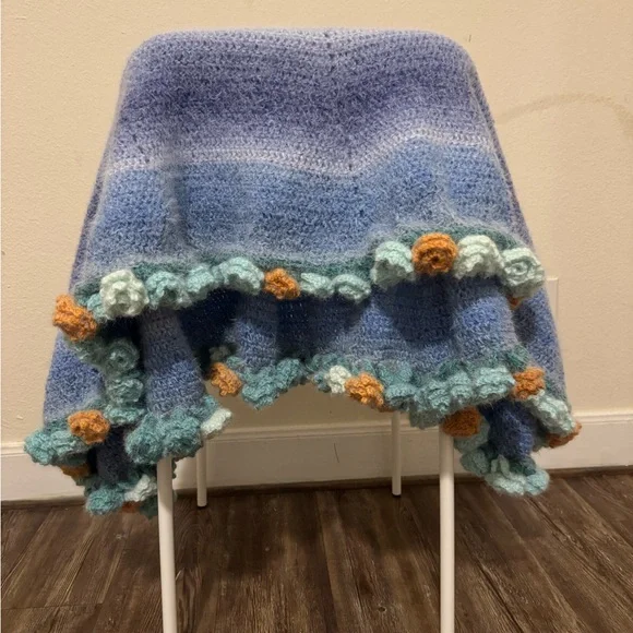 Handcrafted Floral Crochet Bouquet blanket with 101 roses